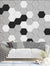 6-Inch Hexagon Acoustic Sound Panels – 9mm Polyester Fiber Wall Tiles