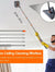 2-in-1 Baseboard Cleaner & Wall Cleaner Mop with Squeegee